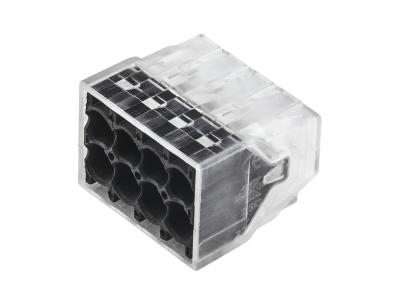 GH0773 8 Pin Push In Connector, Non-Twist Connector for Solid, Stranded, and Tin Bonded Wire